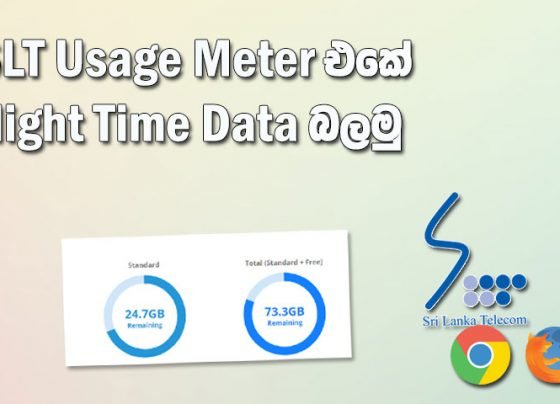 SLT Night Time Data Usage Meter