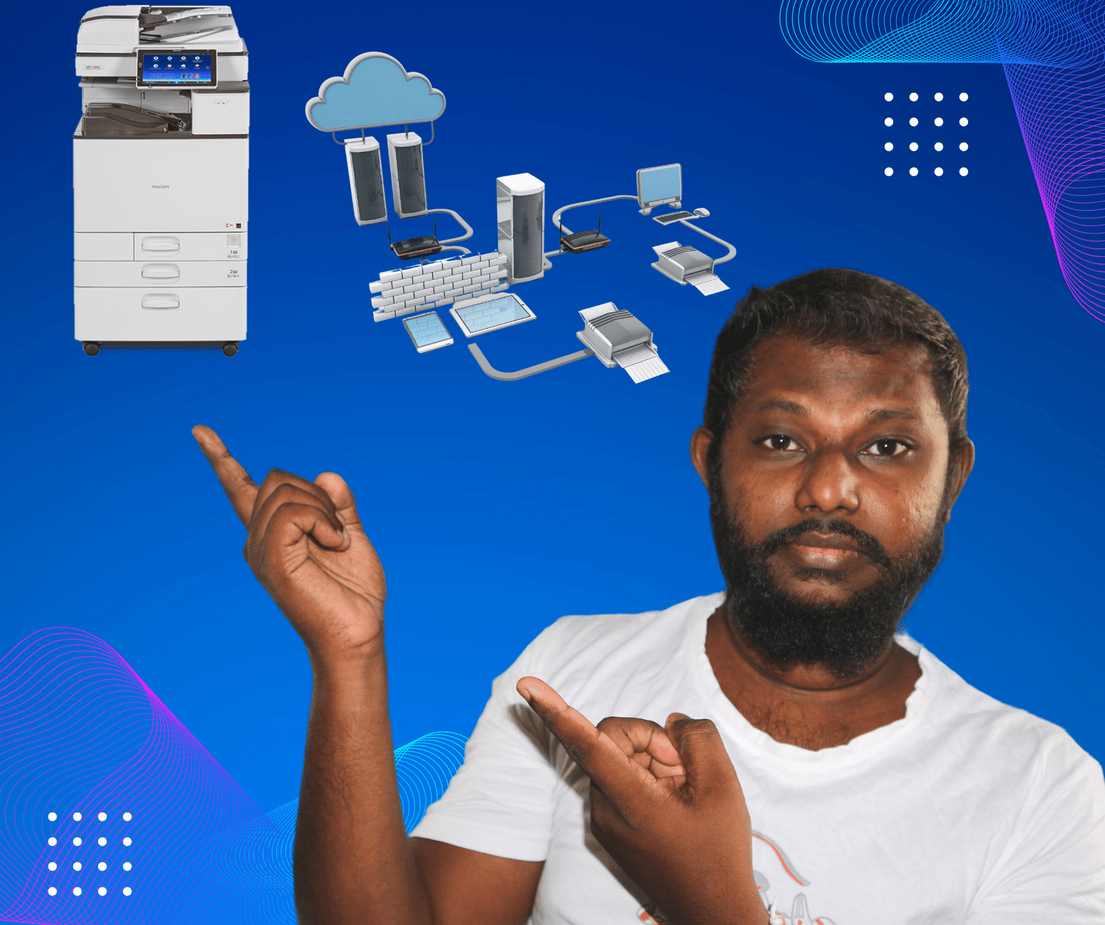 කොහොමද  Network Printer එකක් Install කරන්නේ  Home and Office🖨️🖥️