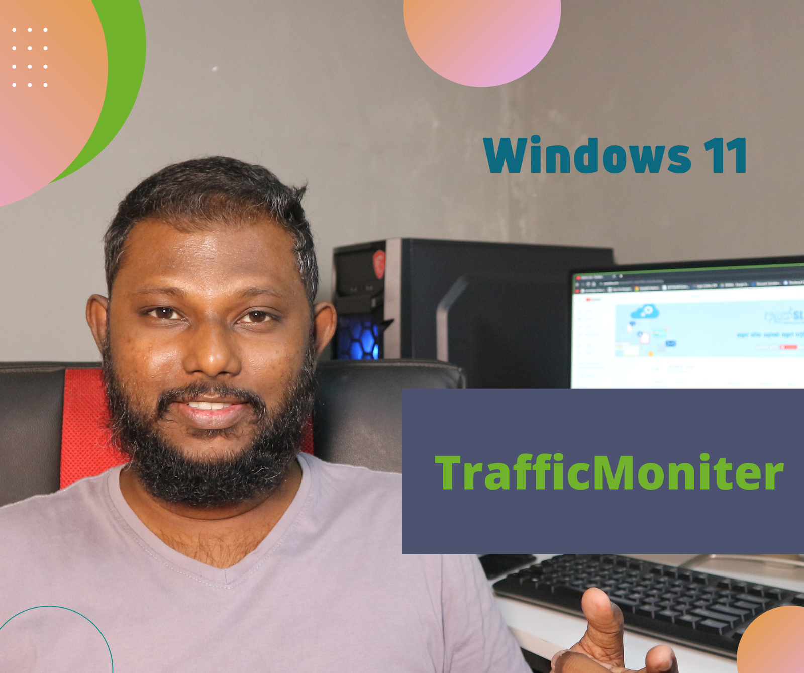 Install Windows 11 Network Traffic Monitor tool On Taskbar